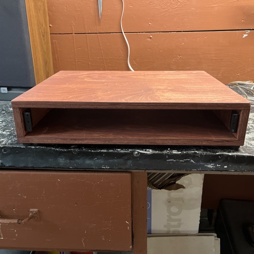 Wooden stereo component frame - wooden,