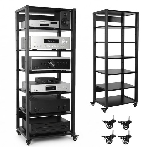 Tier audio component rack - 7-tier,