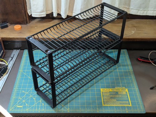 Part two tier stackable cd - 2-part,