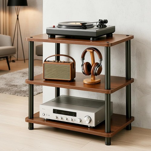 Audio component rack - rack, 3-tier