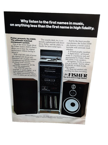1982 fisher component rack - 1982,